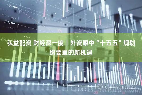弘益配资 财经深一度｜外资眼中“十五五”规划纲要里的新机遇