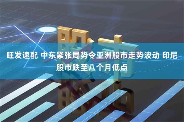 旺发速配 中东紧张局势令亚洲股市走势波动 印尼股市跌至八个月低点