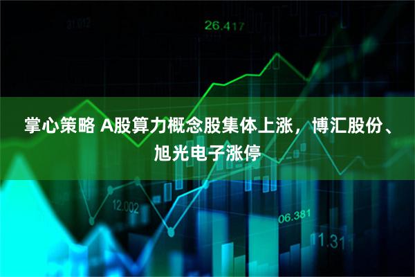 掌心策略 A股算力概念股集体上涨，博汇股份、旭光电子涨停